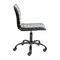 Merrick Lane Amelie Home Office Chair Ergonomic Executive Ribbed Low Back Armless Computer Desk Chair - Base, Frame & Border